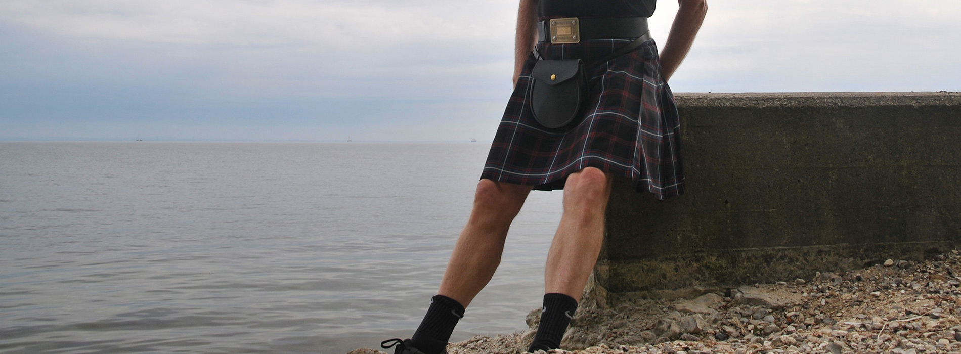 Kilt, Thompsn Grey tartan