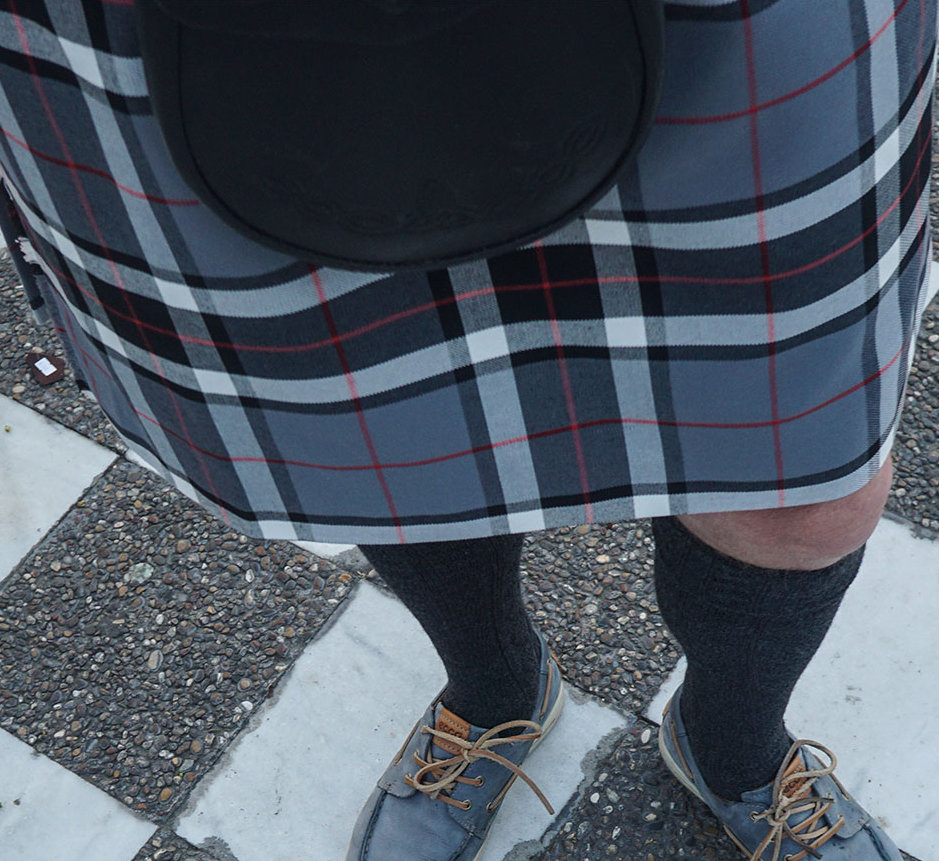 Kilt Thompson Grey tartan