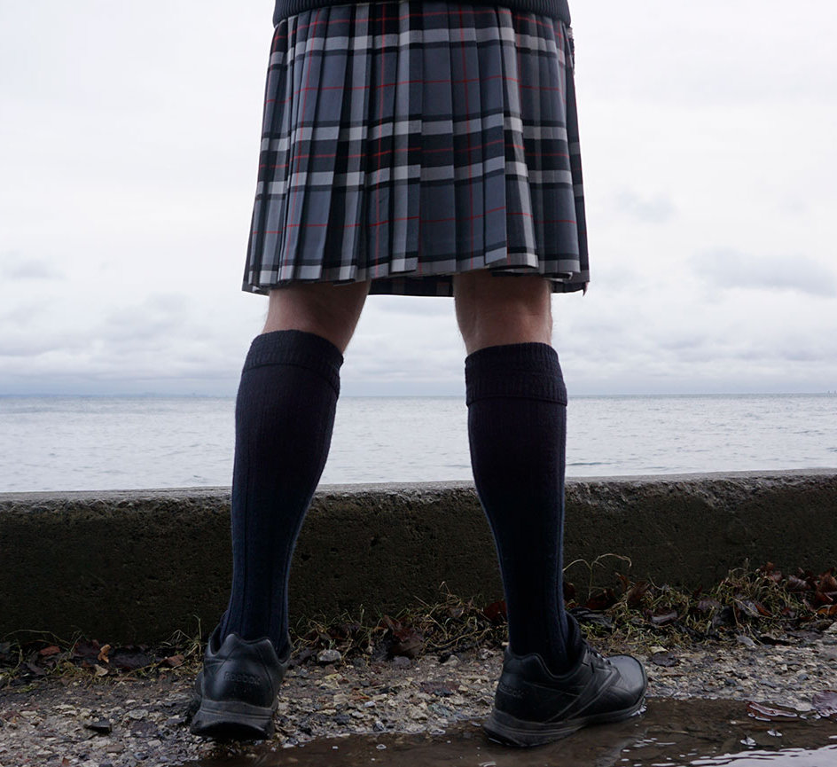 Kilt Thompson Grey tartan