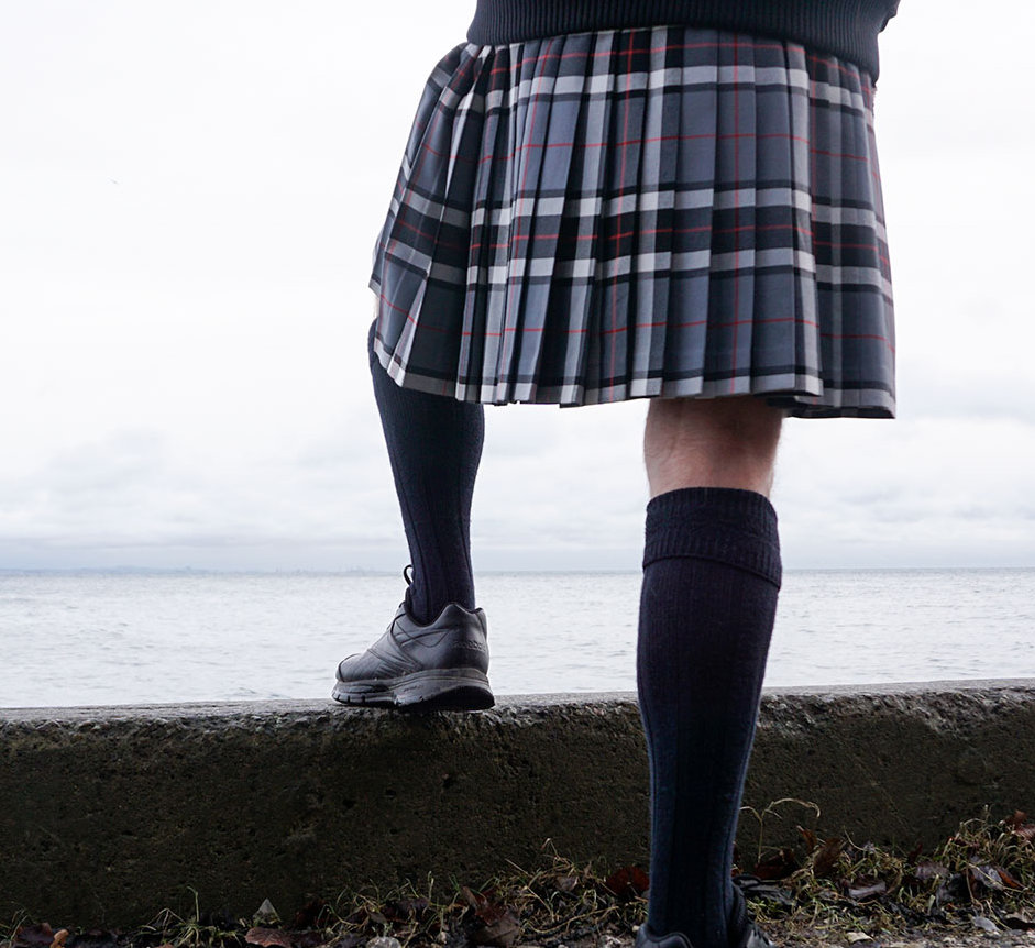 Kilt Thompson Grey tartan