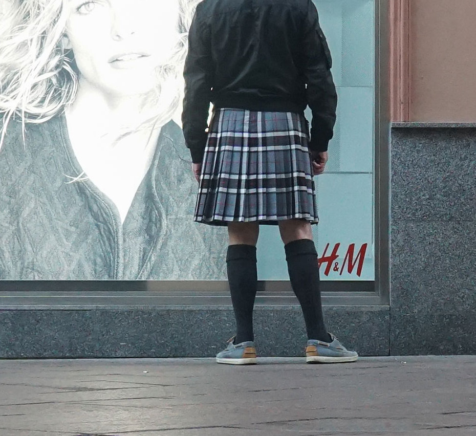 Kilt Thompson Grey tartan