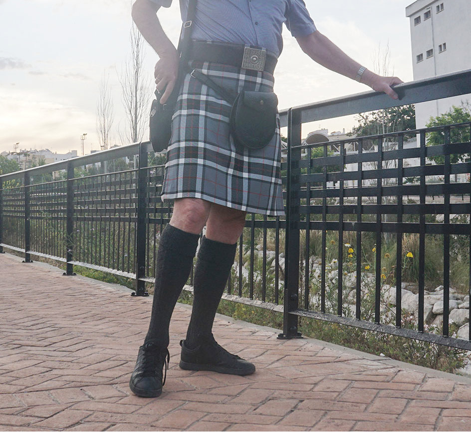 Kilt Thompson Grey tartan