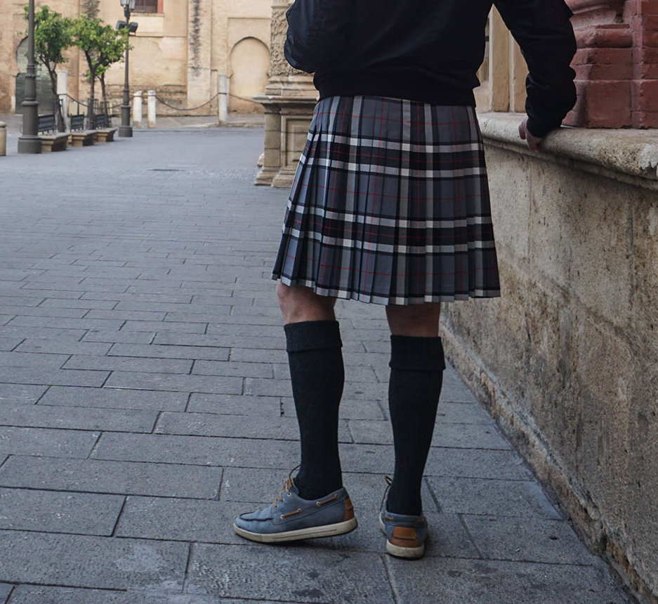 Kilt Thompson Grey tartan