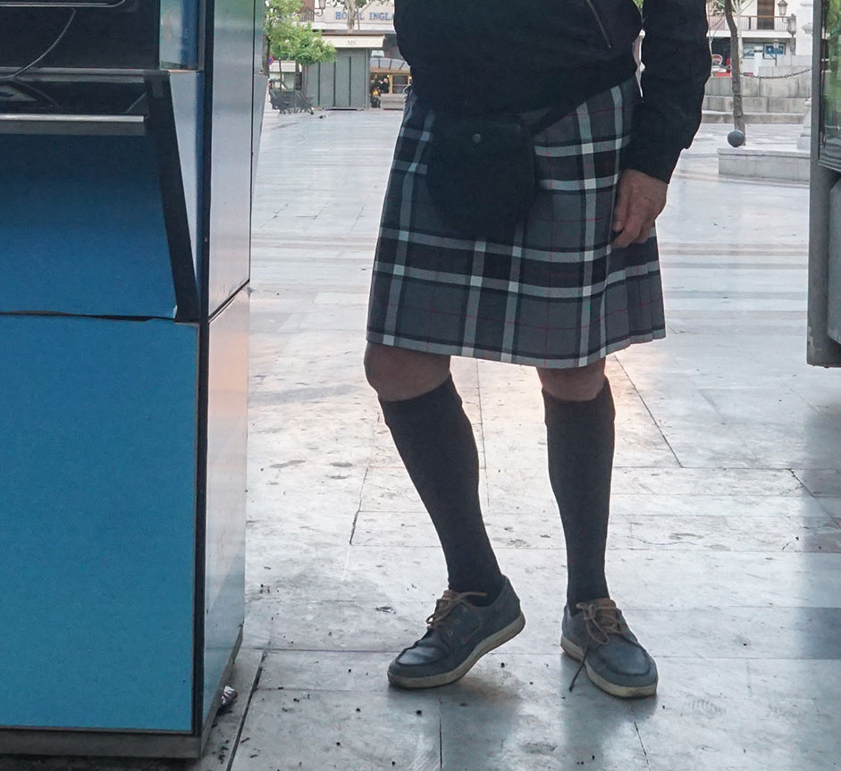 Kilt Thompson Grey tartan