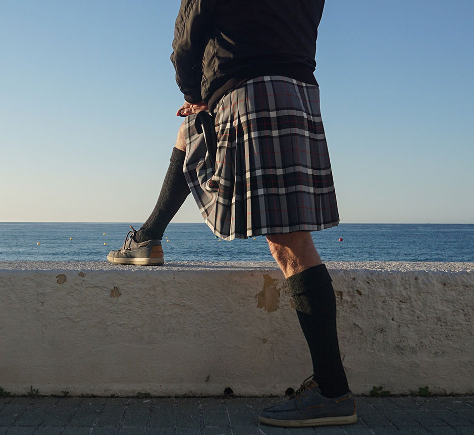 Kilt Thompson Grey tartan