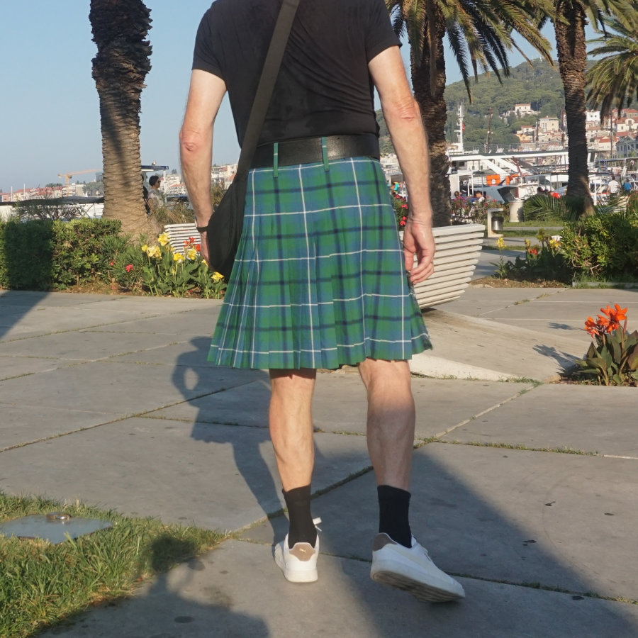 Split, Croatia, Kilt, Mackay tartan