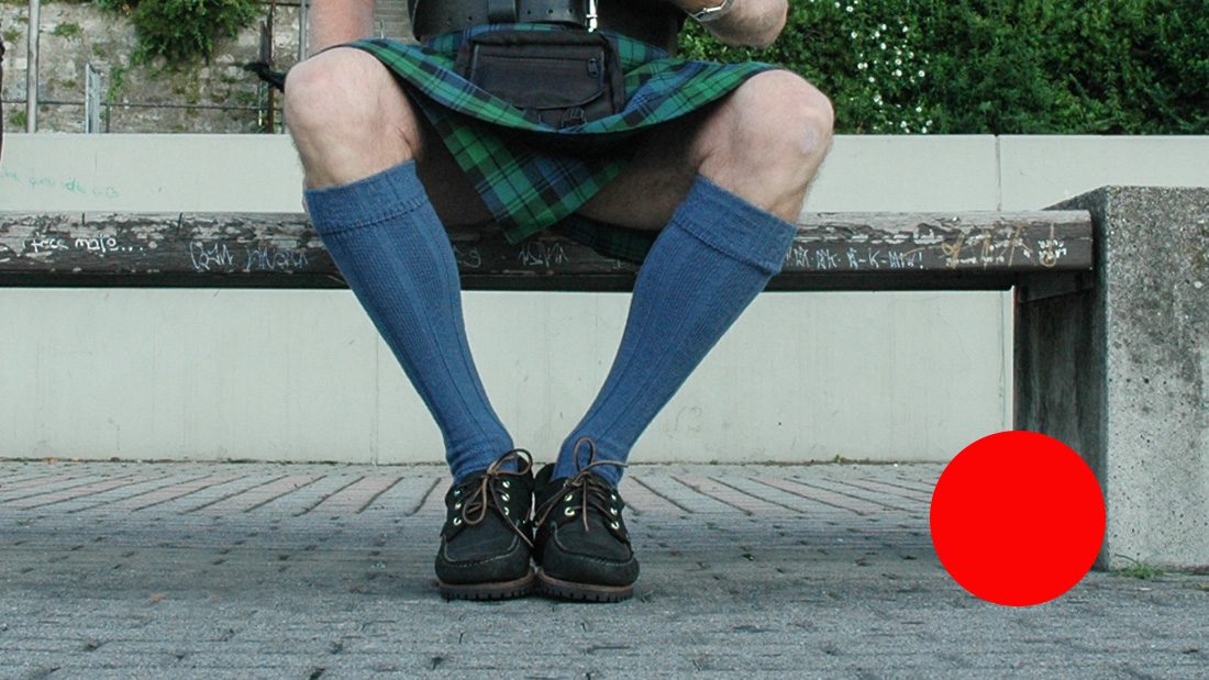 Kilt, more luck than wisdom