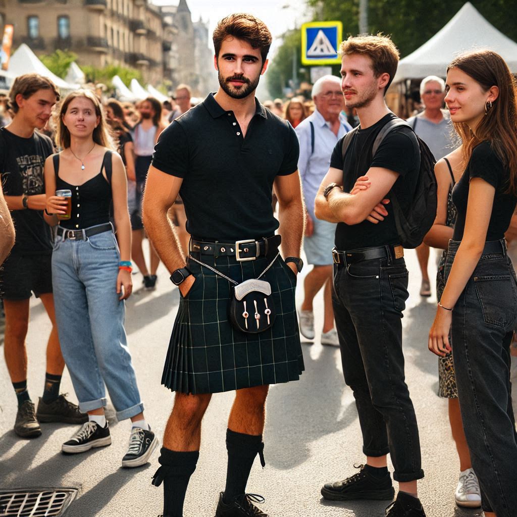 A man in a kilt is a man and a half, as they say