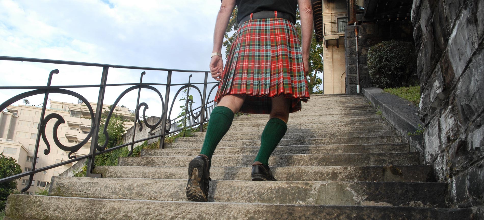 Kilt Caledonia tartan