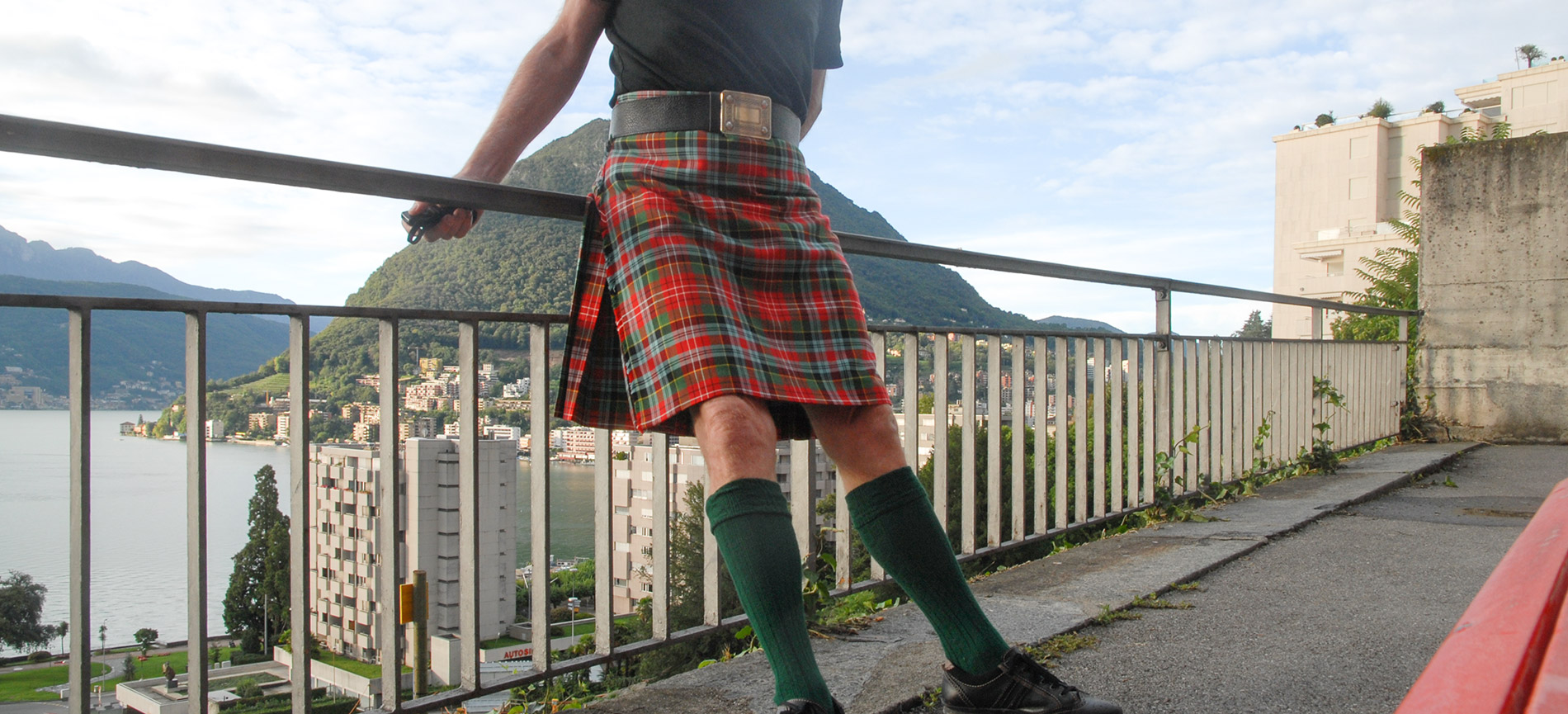 Kilt Caledonia tartan