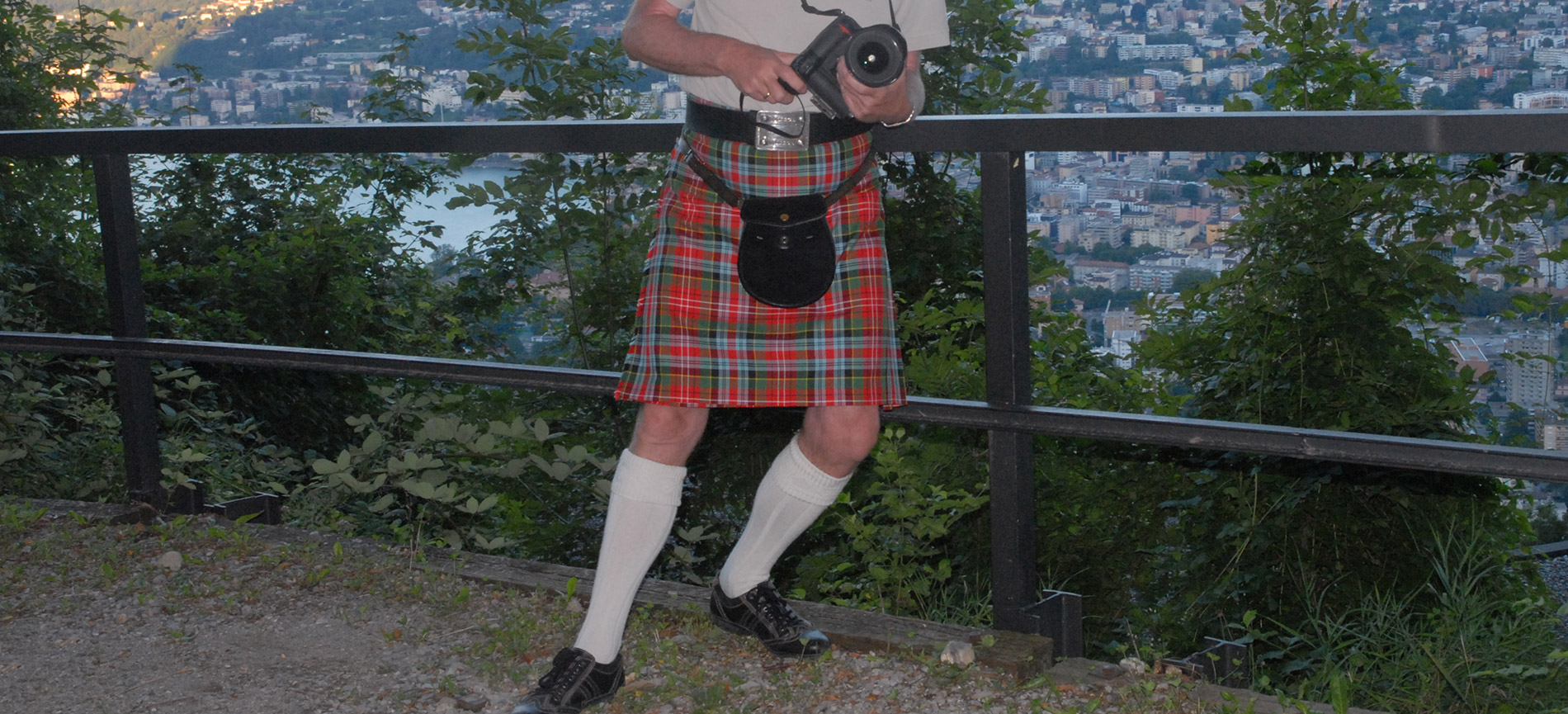 Kilt Caledonia tartan