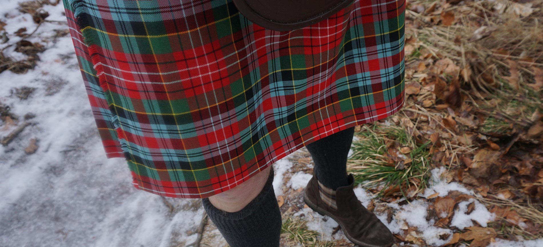 Kilt Caledonia tartan