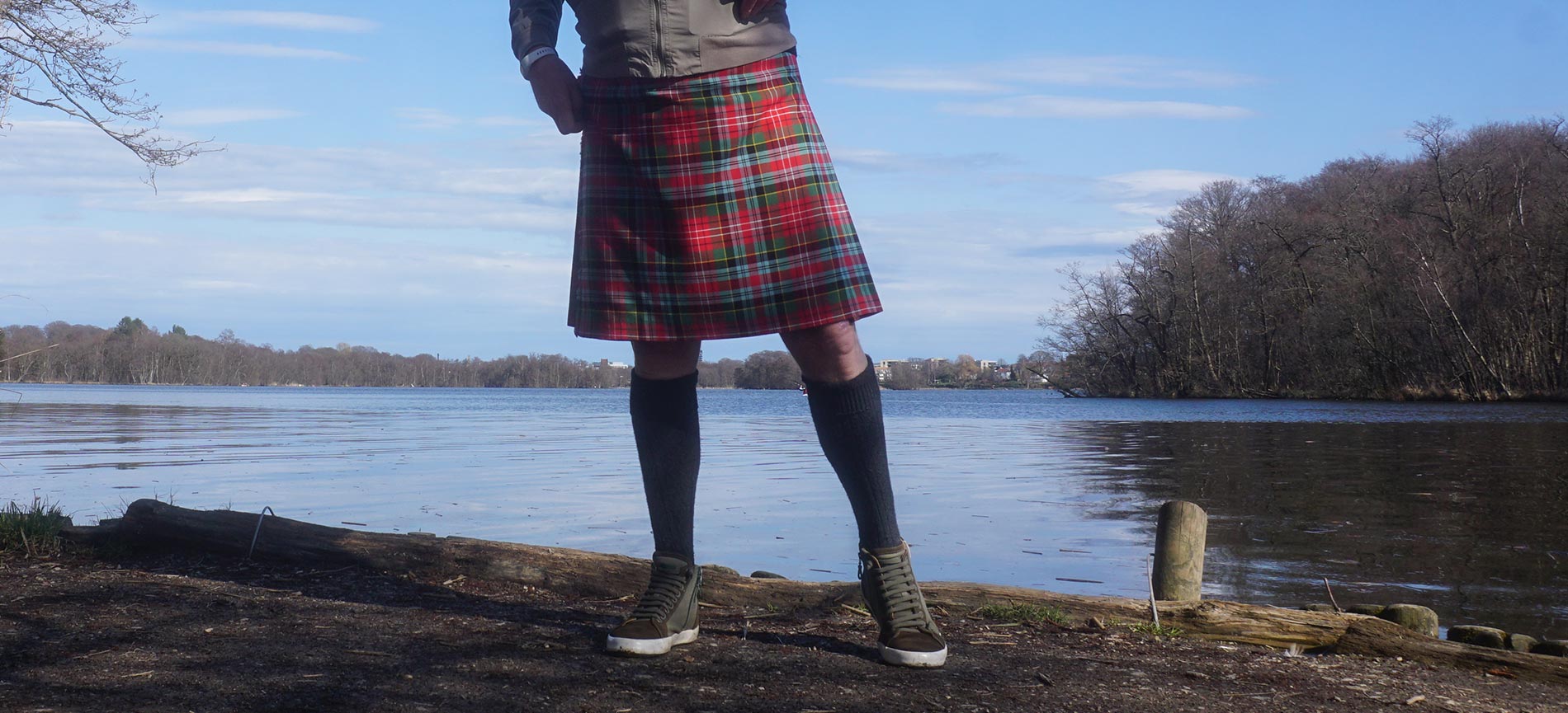 Kilt Caledonia tartan