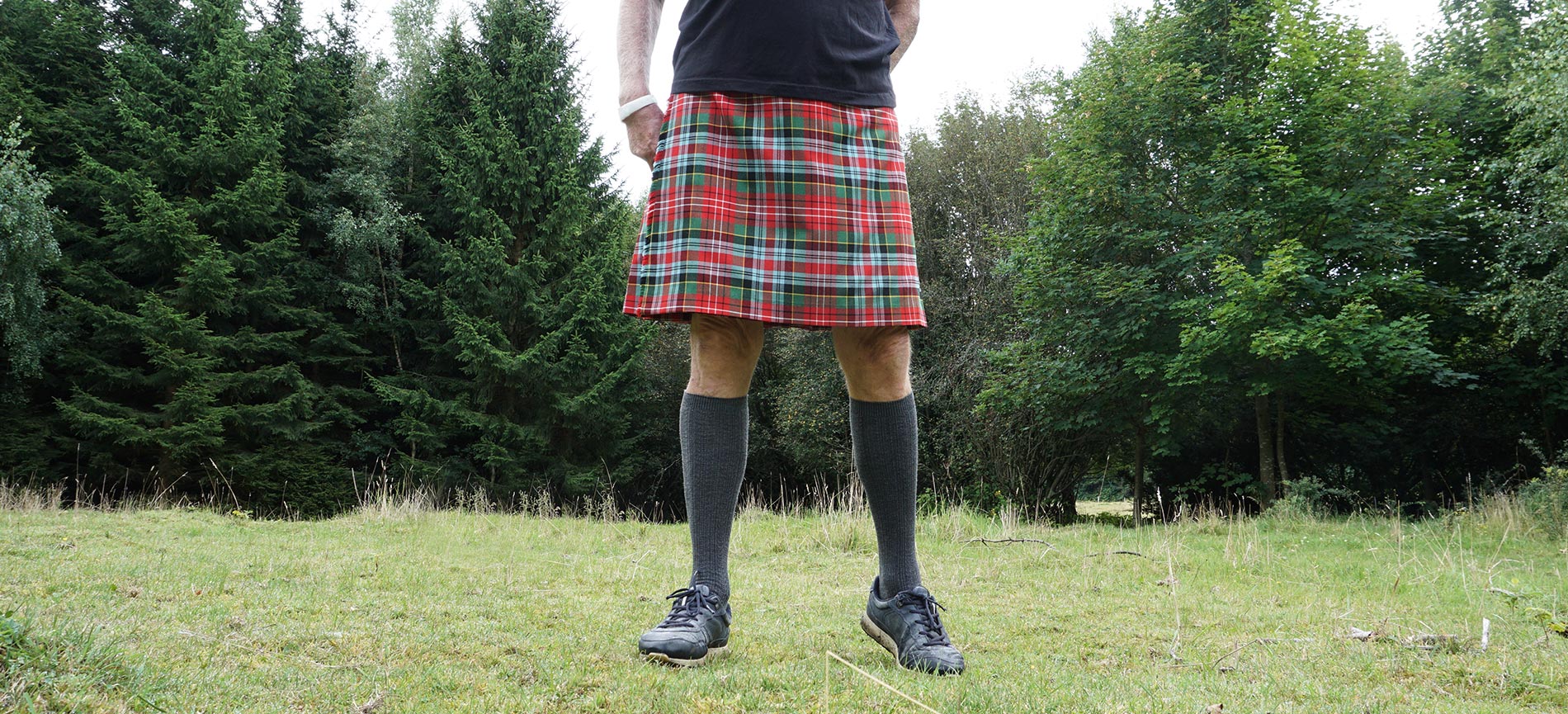 Kilt Caledonia tartan