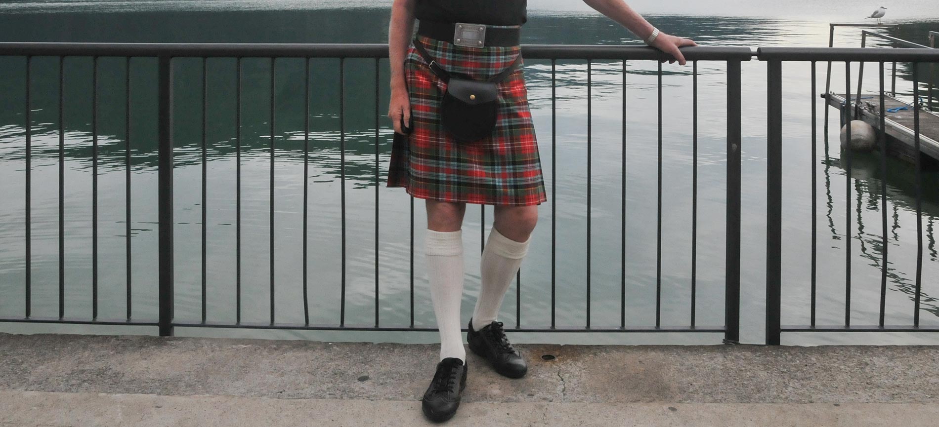 Kilt Caledonia tartan