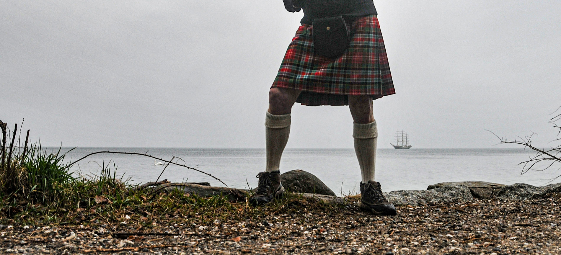 Kilt Caledonia tartan