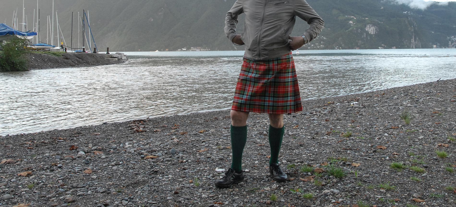 Kilt Caledonia tartan