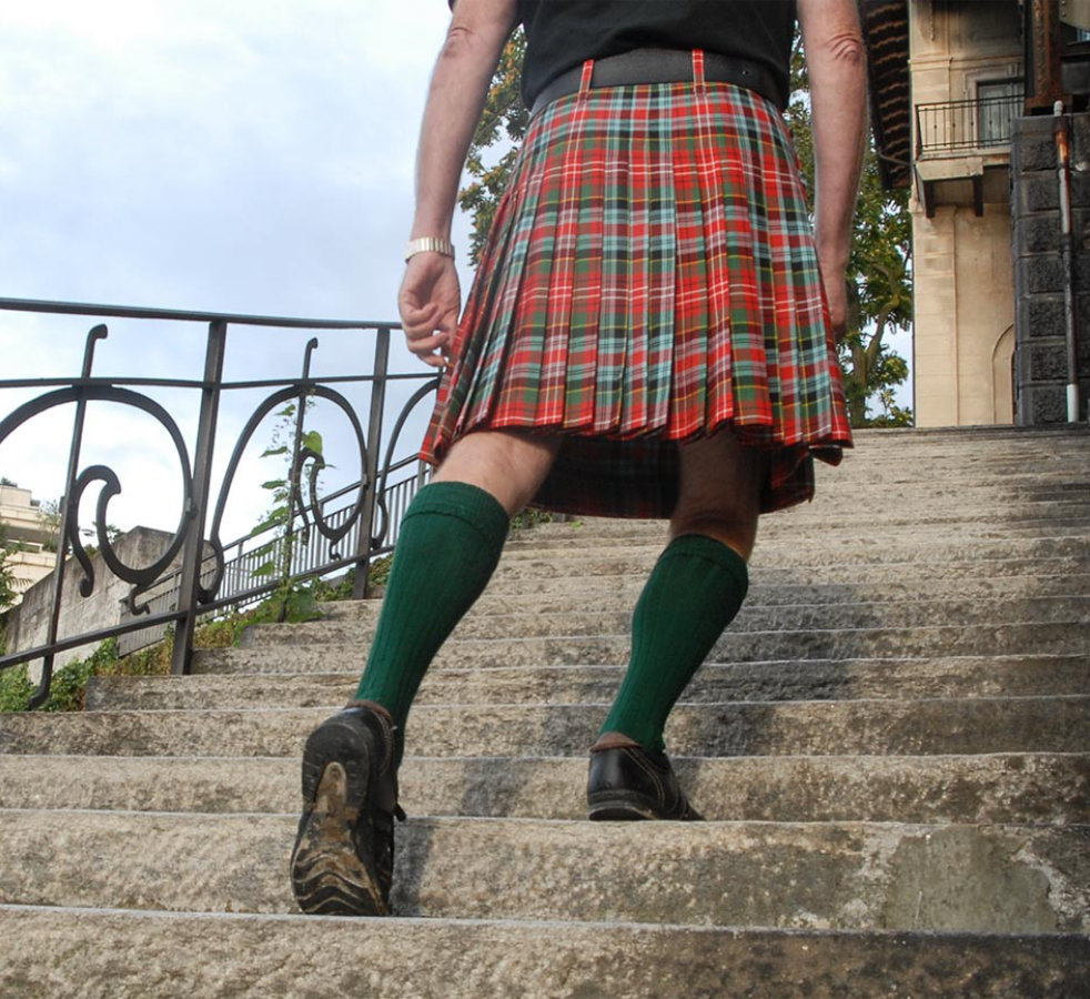 Kilt Caledonia tartan