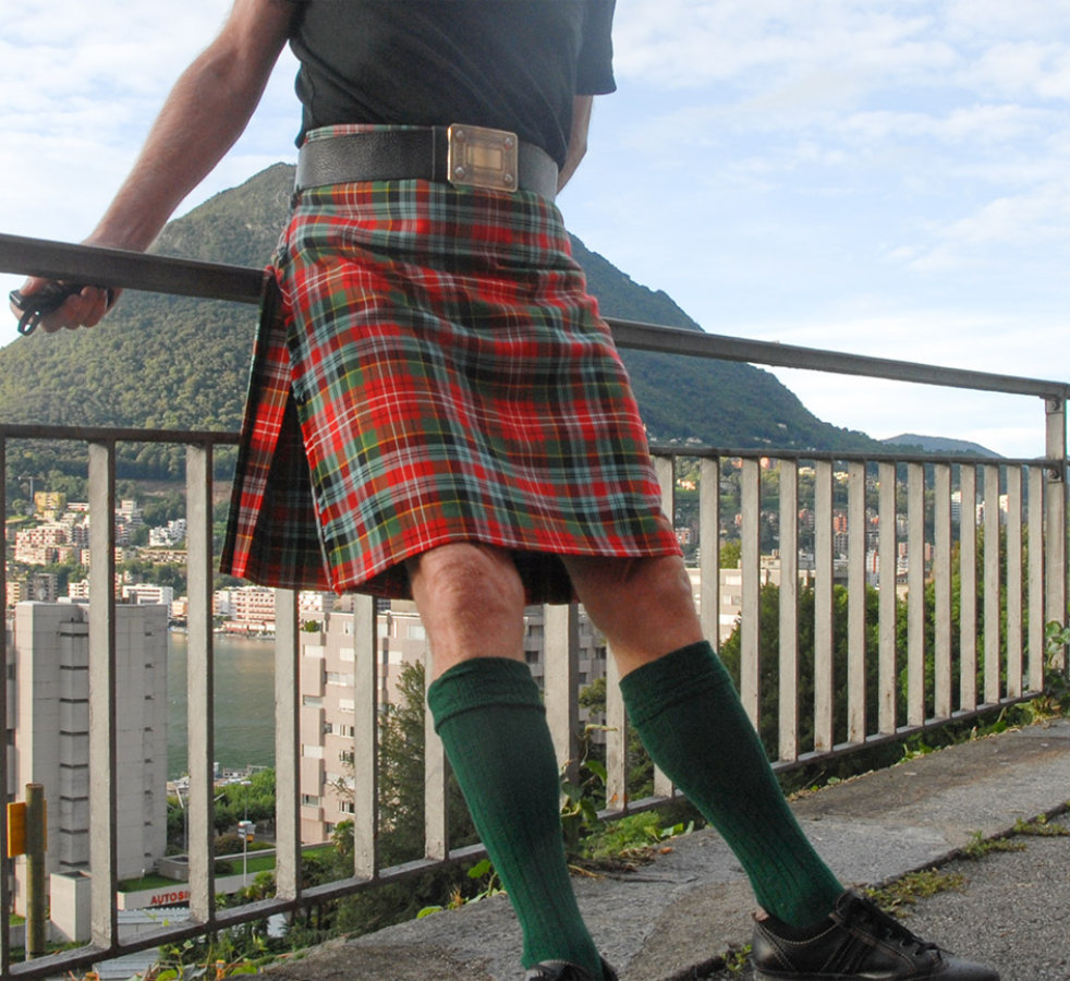 Kilt Caledonia tartan