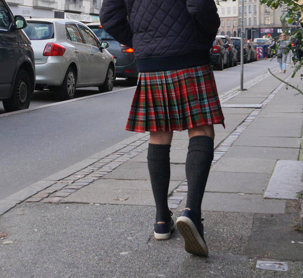 Kilt Caledonia tartan