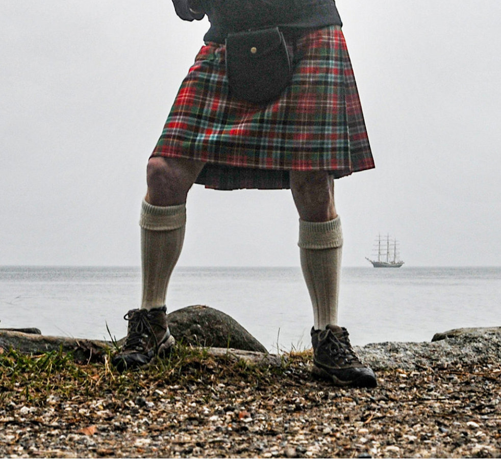 Kilt Caledonia tartan