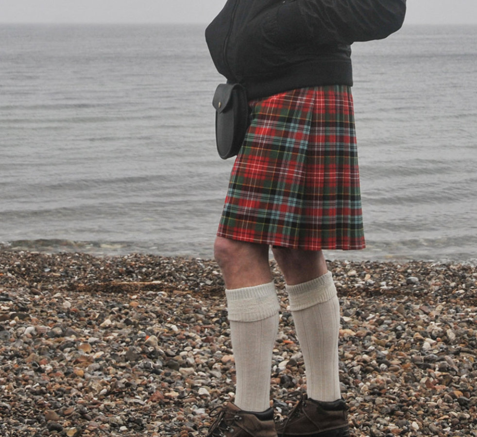 Kilt Caledonia tartan