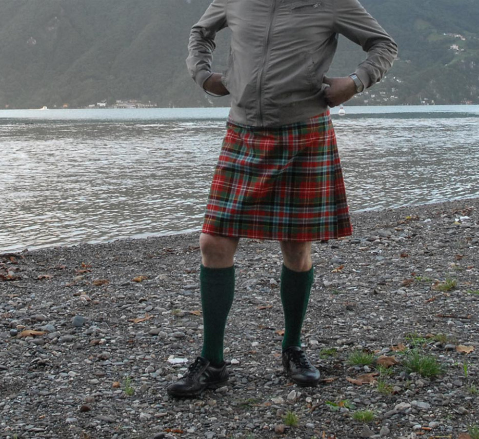 Kilt Caledonia tartan