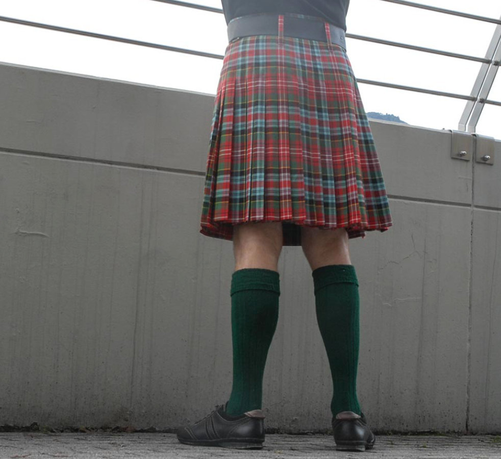 Kilt Caledonia tartan