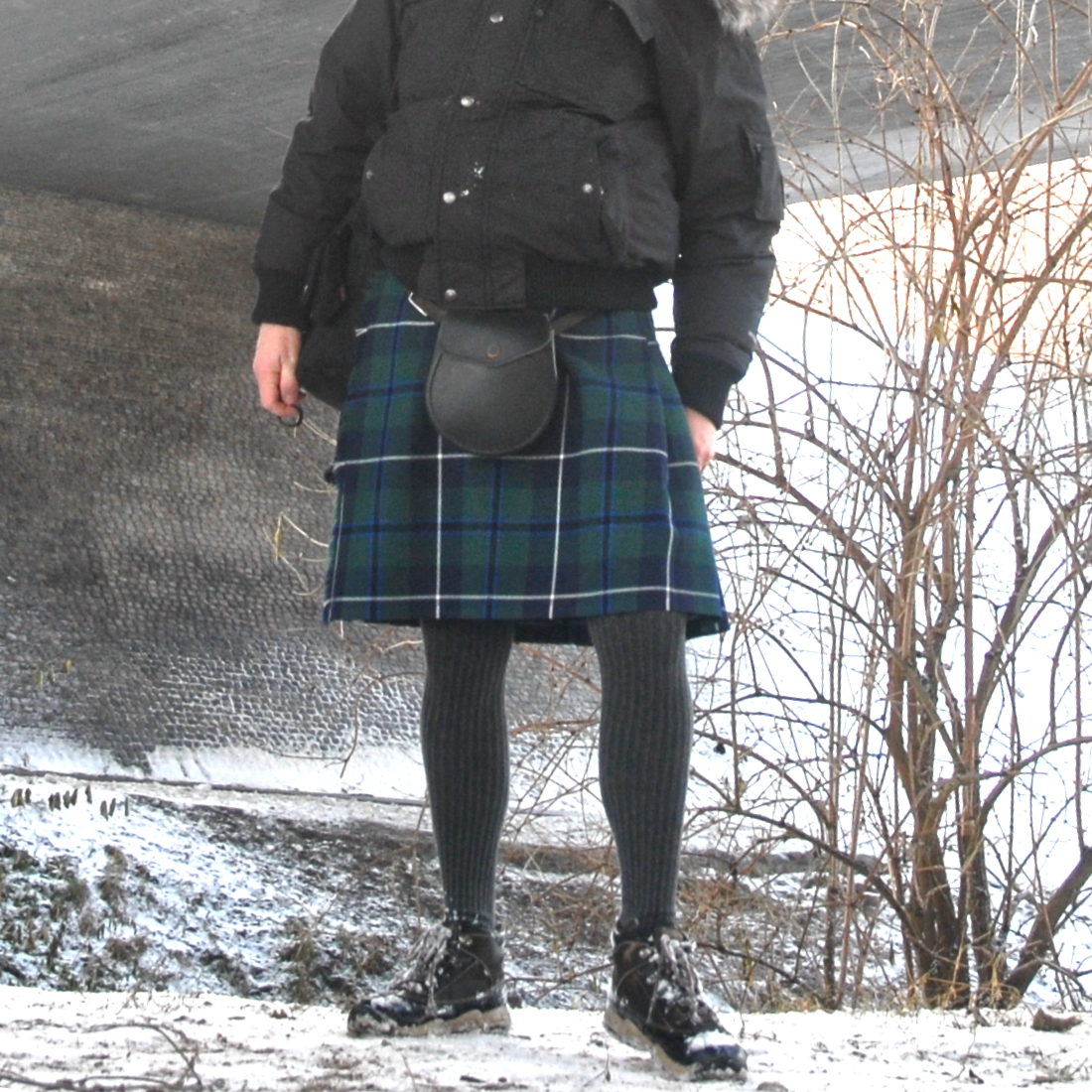 Kilt Douglas Green Modern tartan