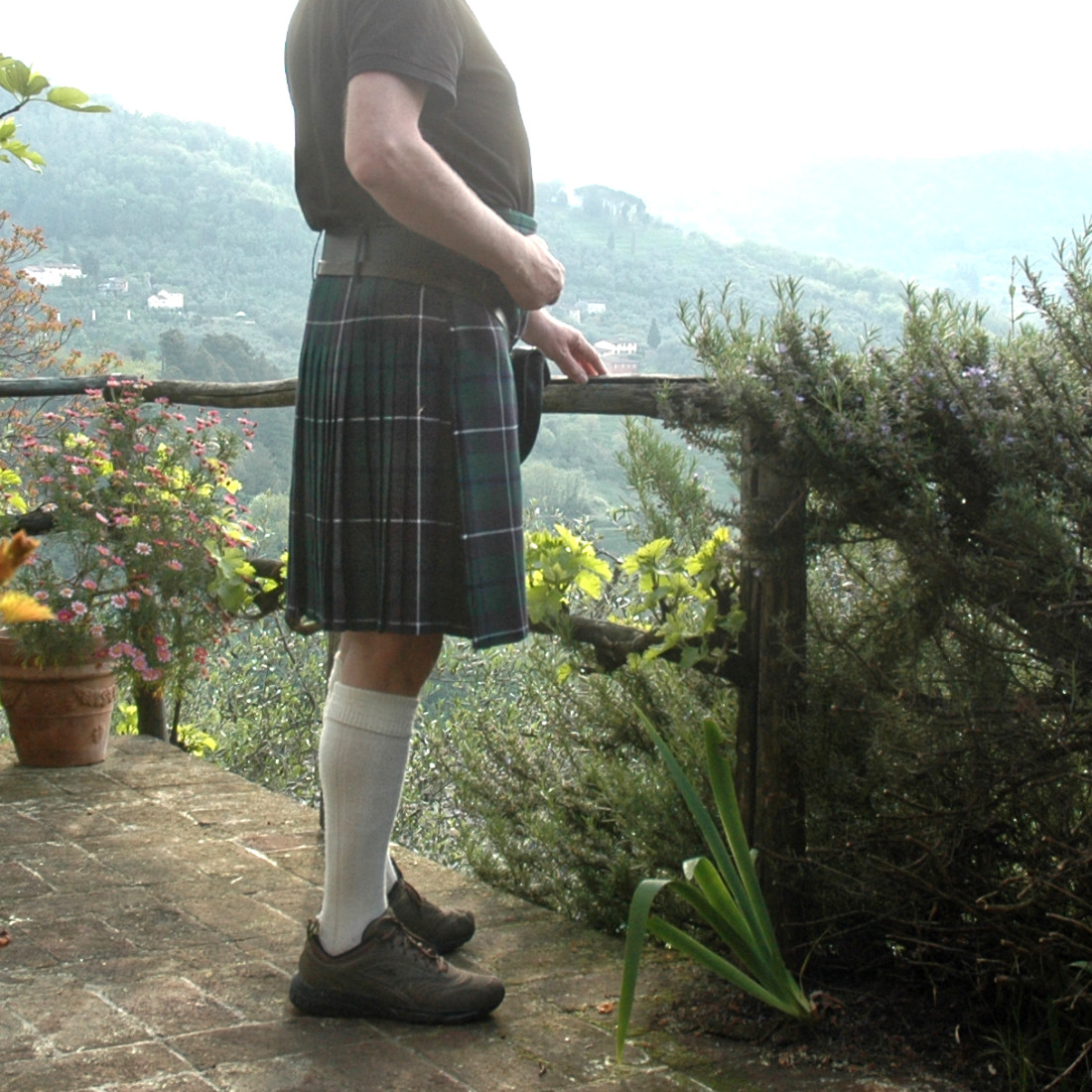 Kilt Douglas Green Modern tartan