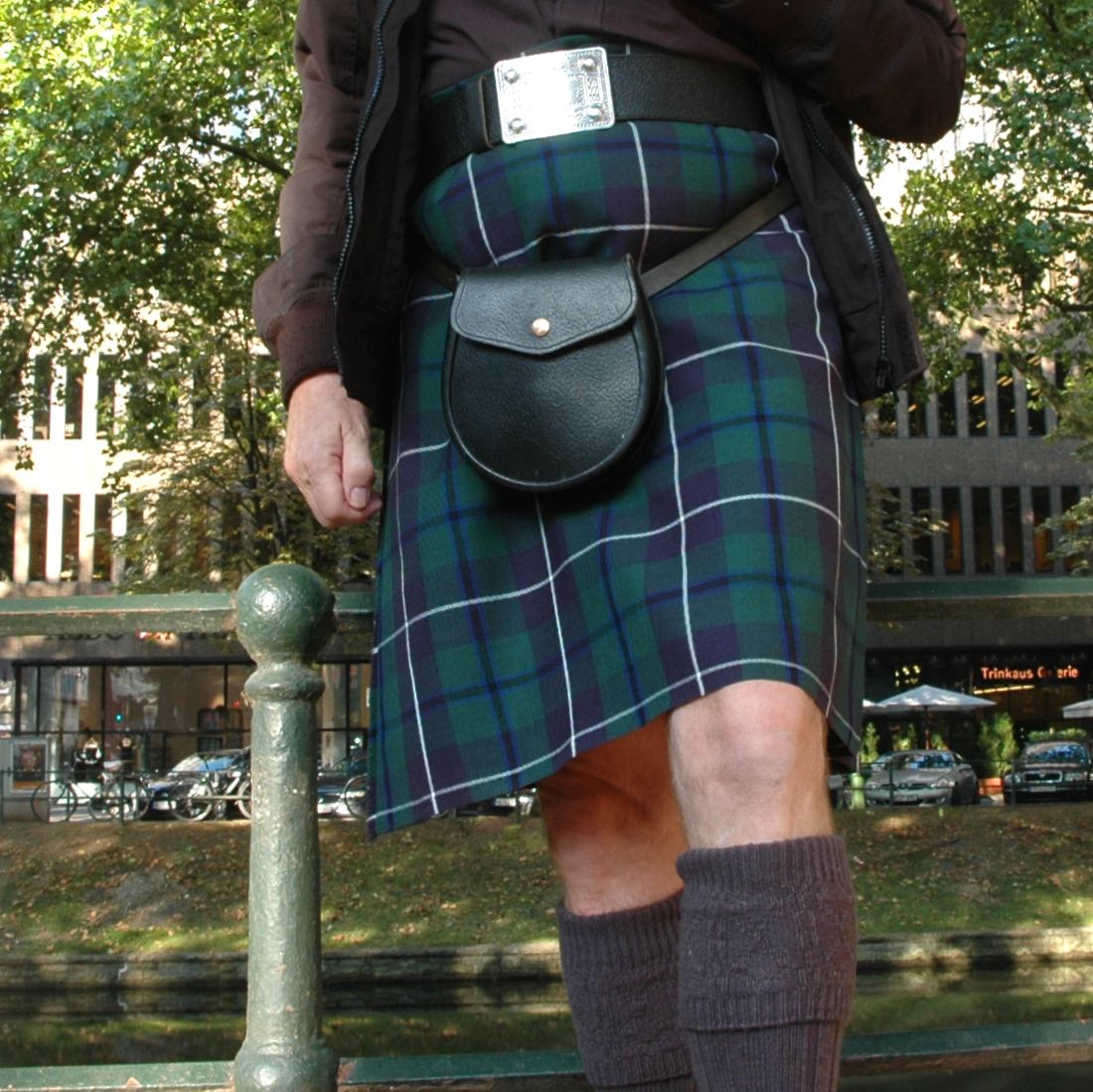 Kilt Douglas Green Modern tartan