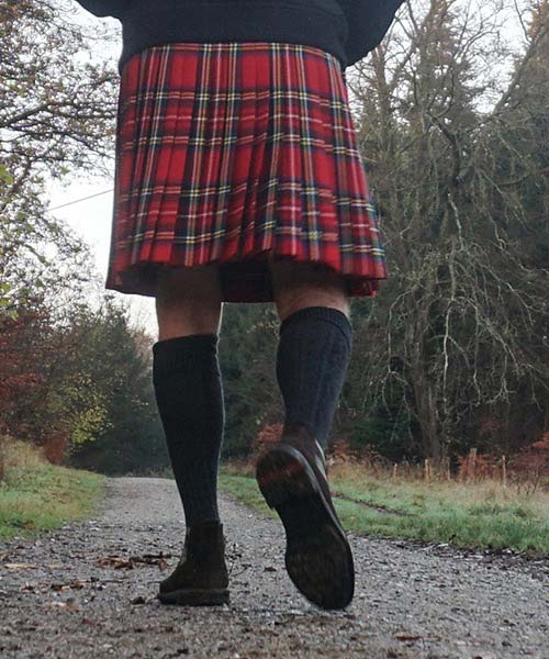 Kilt, Stewart Royal Tartan.